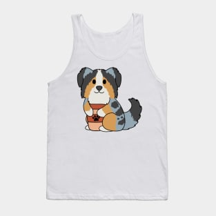 Australian Shepherd Coffee Tank Top